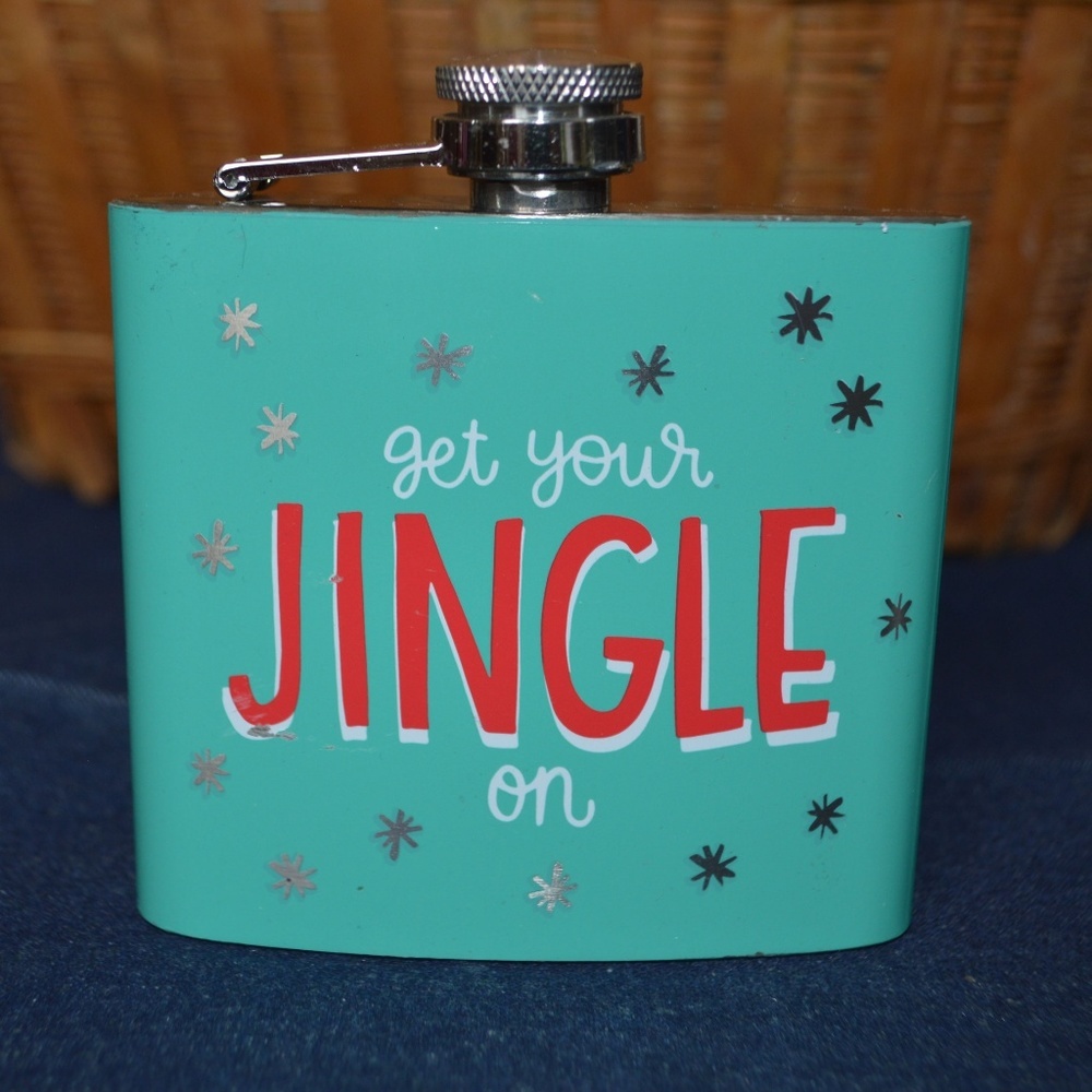 Stainless steel 5 oz Flask - Holiday